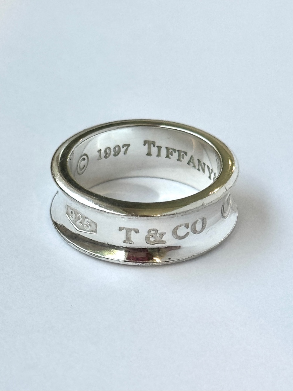 Tiffany & Co. 1837 Sterling Silver Ring – Vintage 1997